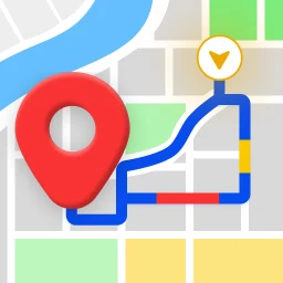 Icono de GPS Voice Map & Route Finder